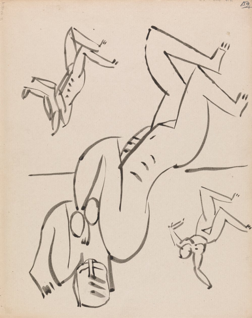 Három tanulmány egy női alakhoz alkotó: Henri Gaudier Brzeska