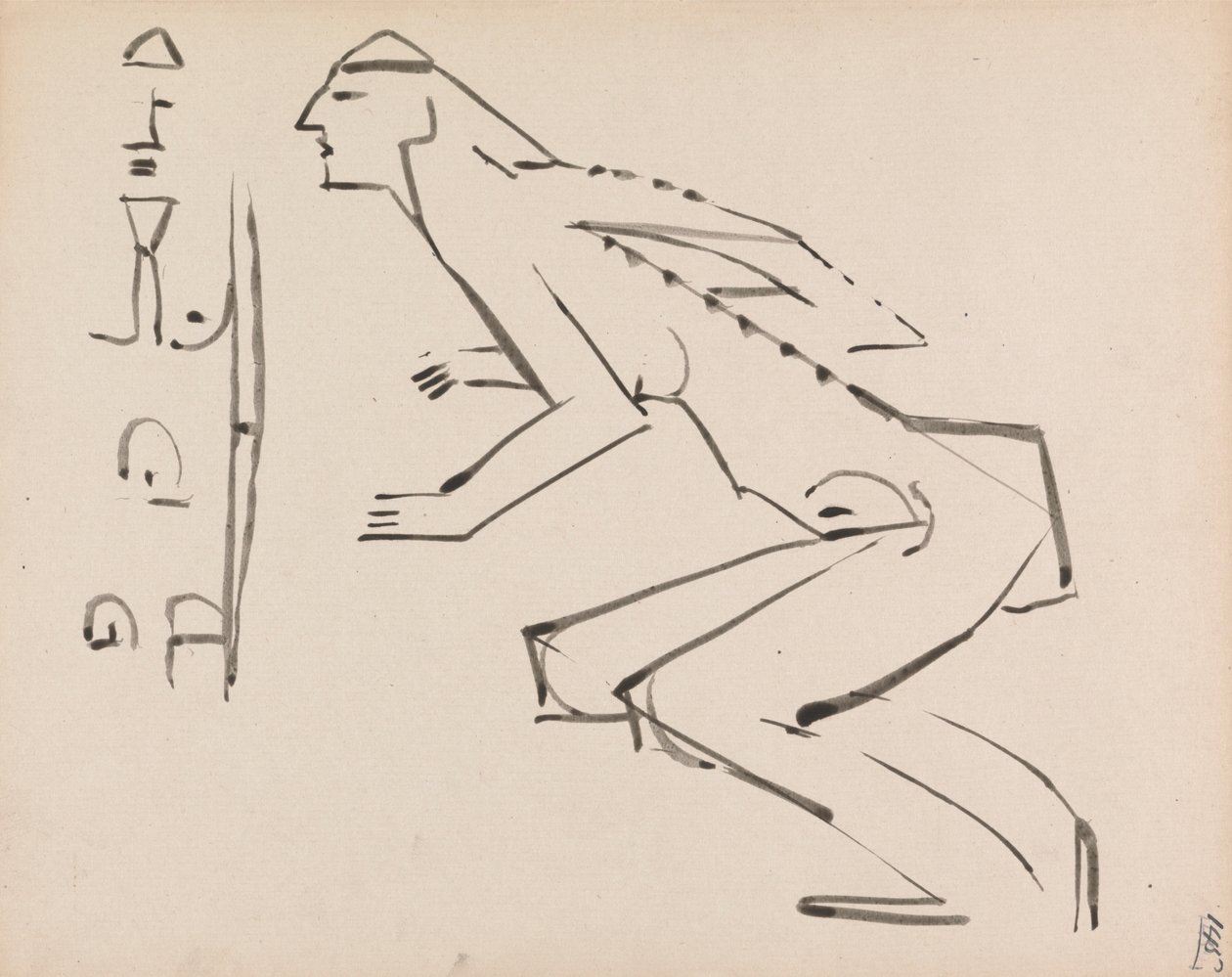 Két tanulmány egy szoborhoz alkotó: Henri Gaudier Brzeska