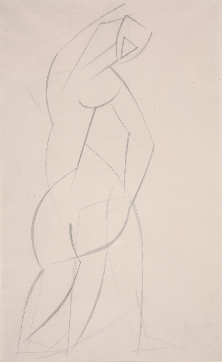 Untitled (Study for Red Stone Dancer) alkotó: Henri Gaudier Brzeska