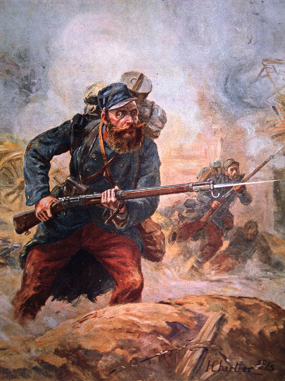A Marne dicsőséges katonái alkotó: Henri Georges Jacques Chartier