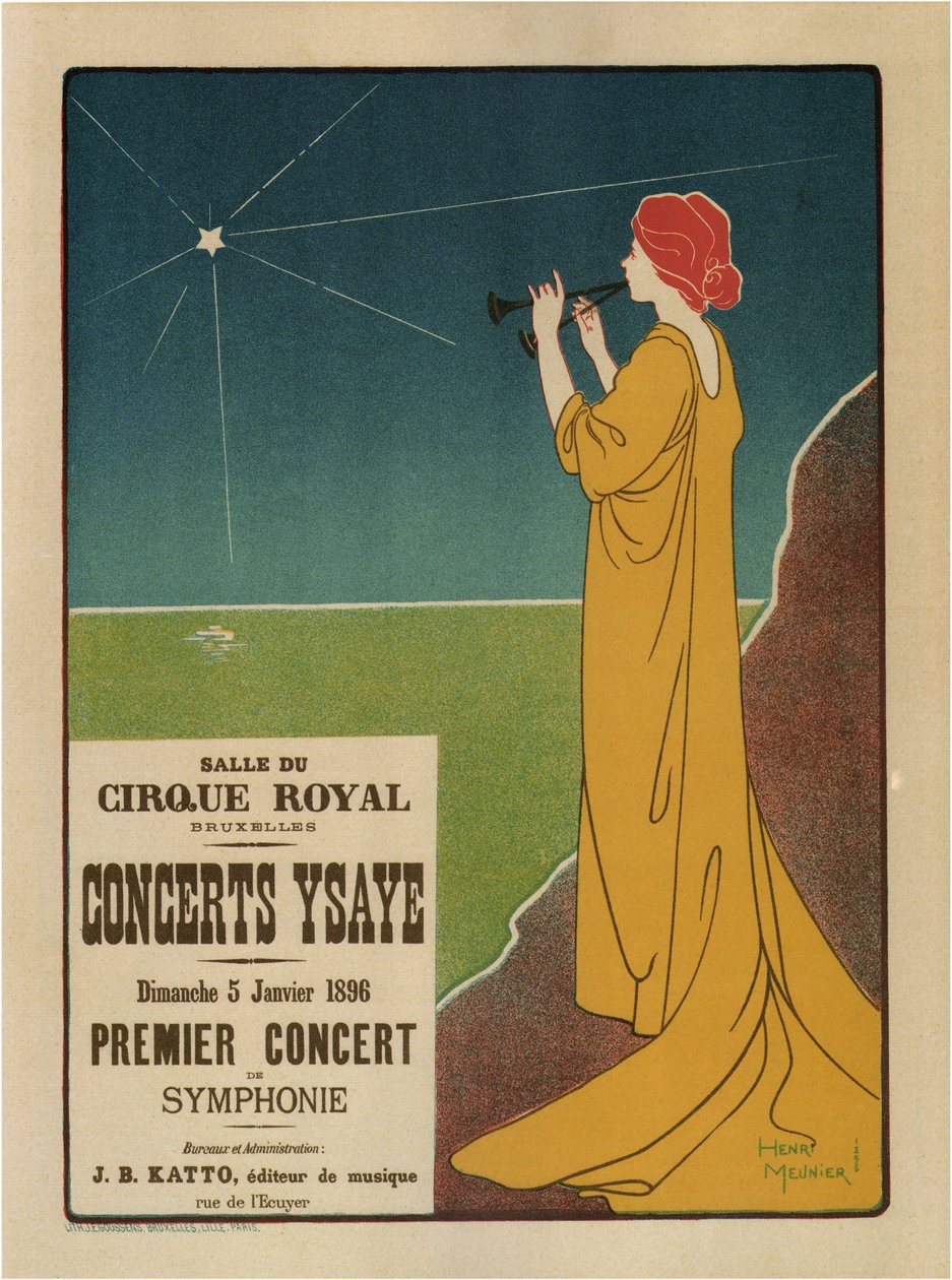 Koncertek Ysaÿe, 1895 alkotó: Henri Georges Meunier