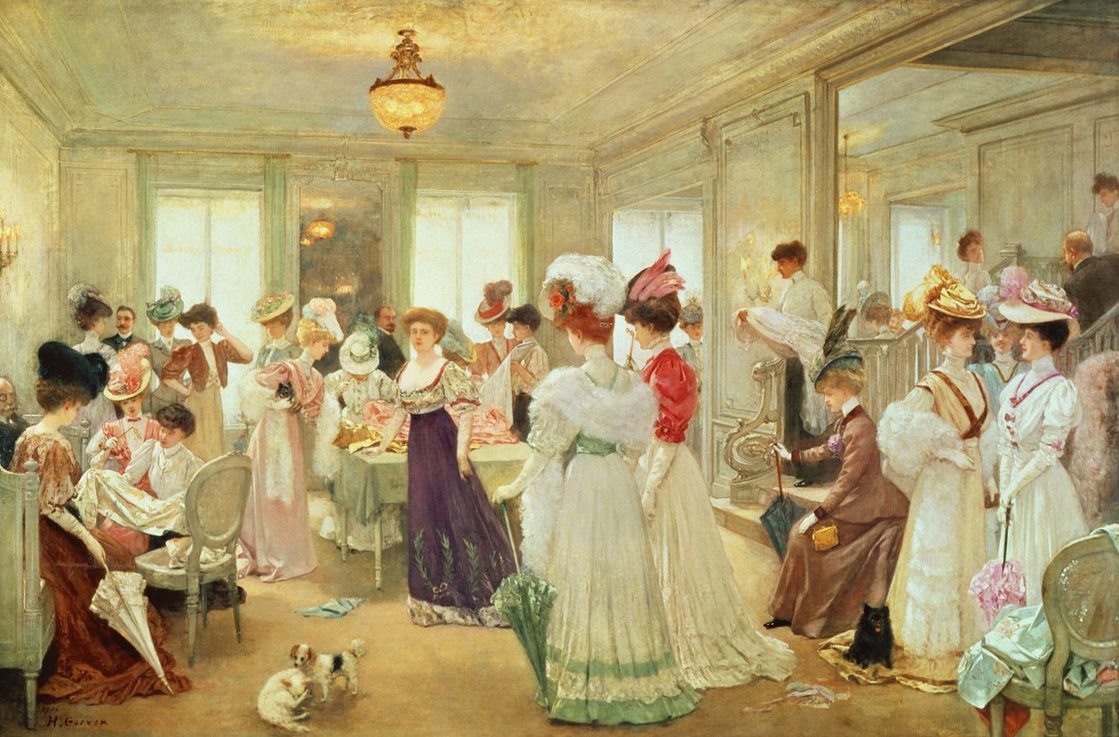 Öt óra a Couturier Paquinban, 1906 alkotó: Henri Gervex