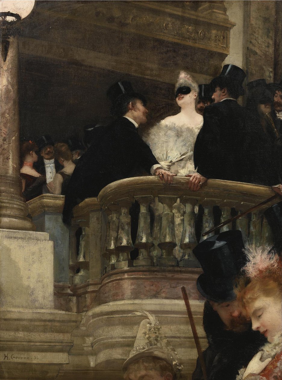 Álarcosbál az Operában, 1886 alkotó: Henri Gervex
