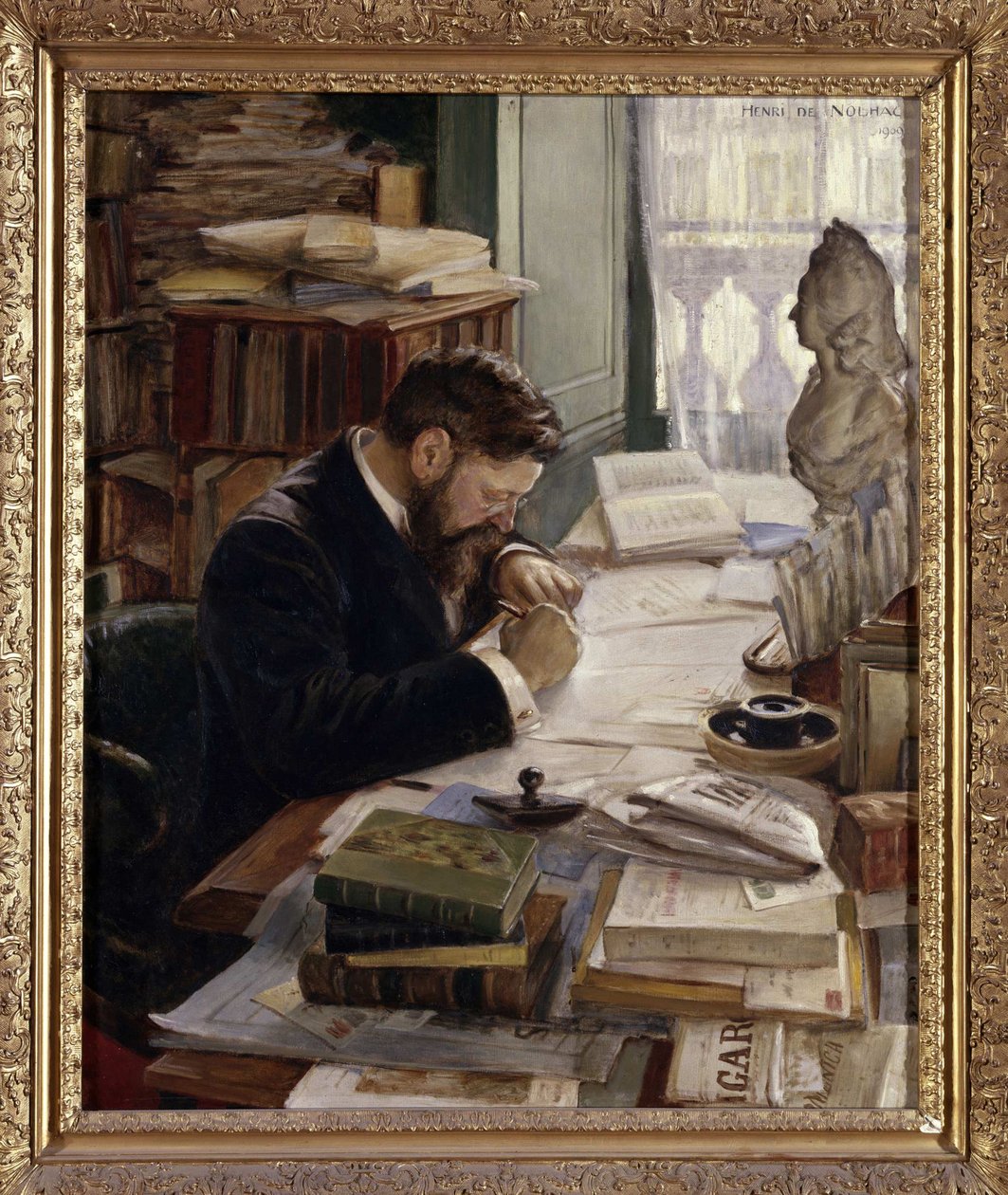 Pierre de Nolhac portréja 1859-1936, 1909. alkotó: Henri Girault De Nolhac