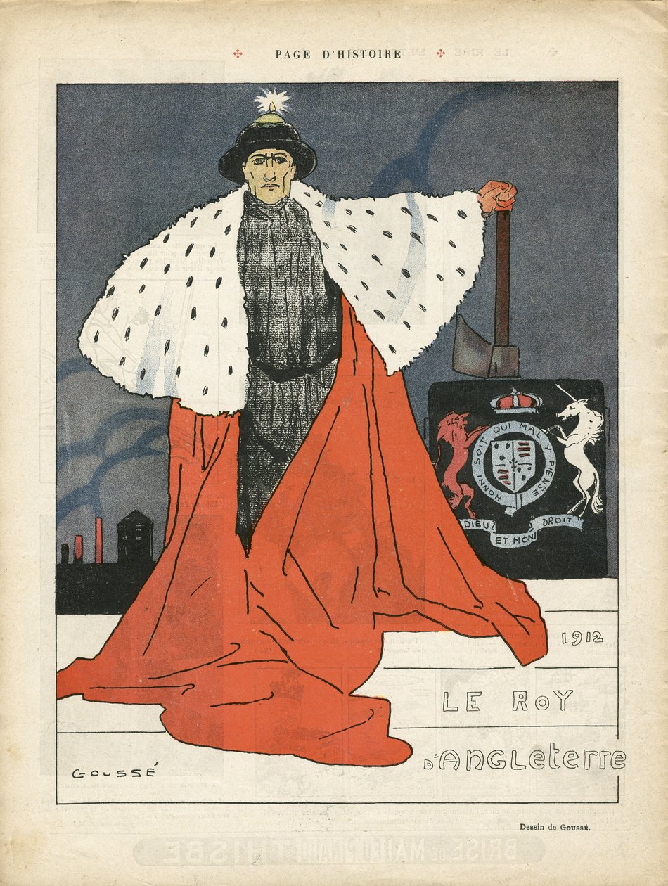 Henri Gousse (1872-1914) illusztrációja a Le Rire-ben alkotó: Henri Gousse