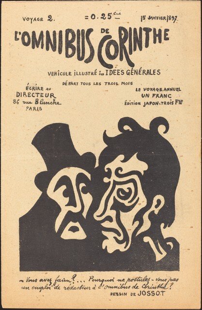 Mindenkinek Korinthusból (2. szám, 1897. január 15.) alkotó: Henri Gustave Jossot, Louis Valtat, and others