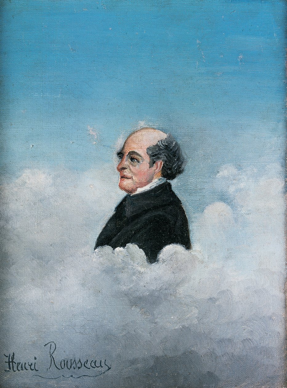 A művész apjának portréja, 1905 körül (olaj) alkotó: Henri J.F. Rousseau