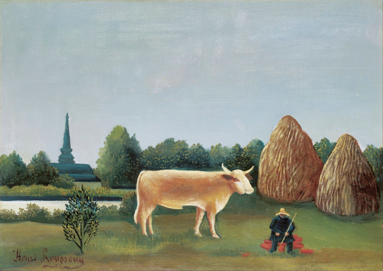 Henri Rousseau dit le Douanier Rousseau (1844-1910) jelenete Bagneux-ban Párizs külvárosában alkotó: Henri J.F. Rousseau