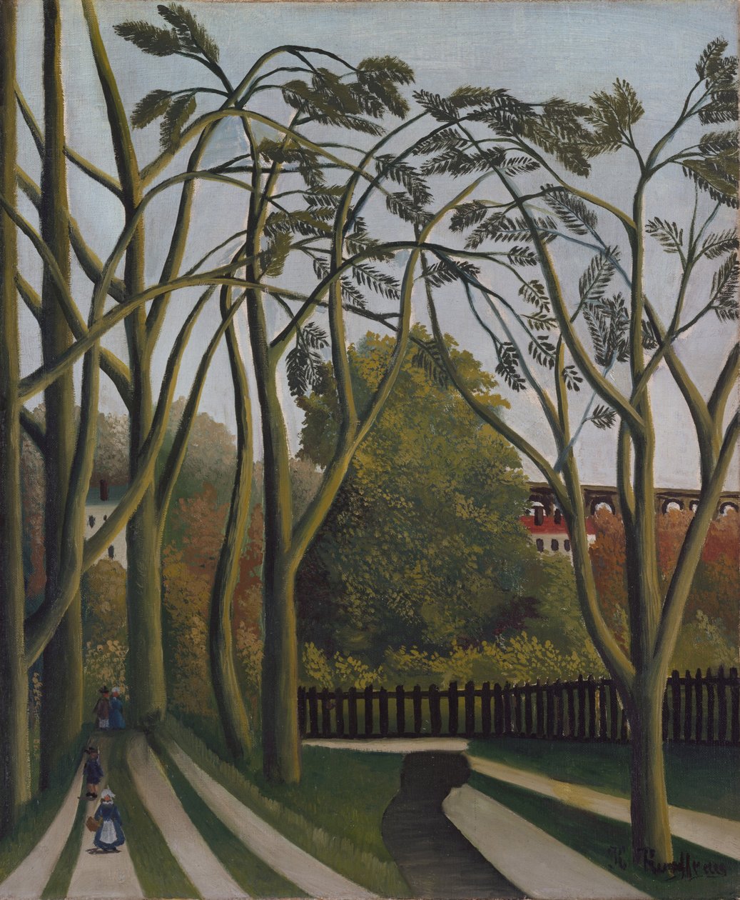 A Bièvre partja Bicêtre mellett, 1908–1909 körül (olaj, vászon) alkotó: Henri J.F. Rousseau