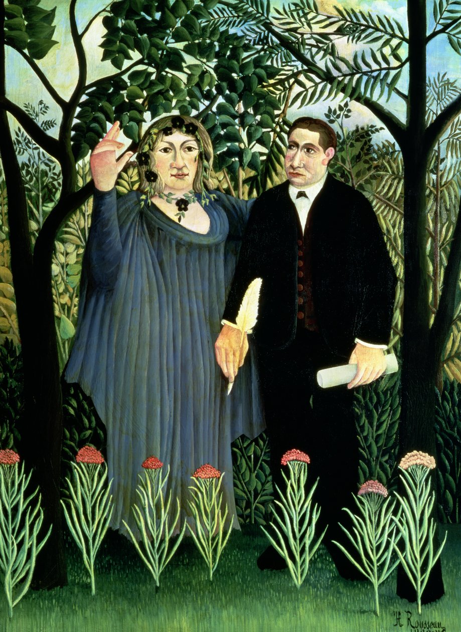 A költőt inspiráló múzsa alkotó: Henri J.F. Rousseau