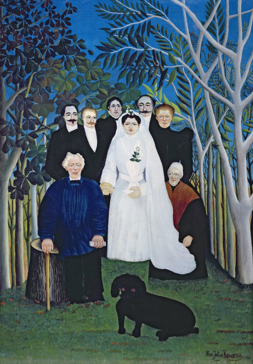 Az esküvői party, 1905 körül (olaj, vászon) alkotó: Henri J.F. Rousseau