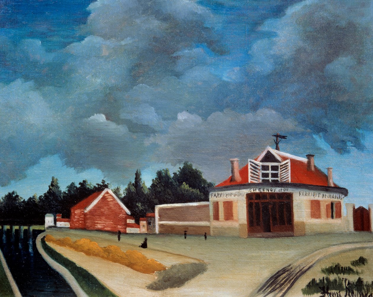 A székgyár Henri Rousseau festménye dit le Douanier Rousseau (1844-1910) XX. század V. 0,46x0,38 m Párizs, Orangerie Múzeum alkotó: Henri J.F. Rousseau