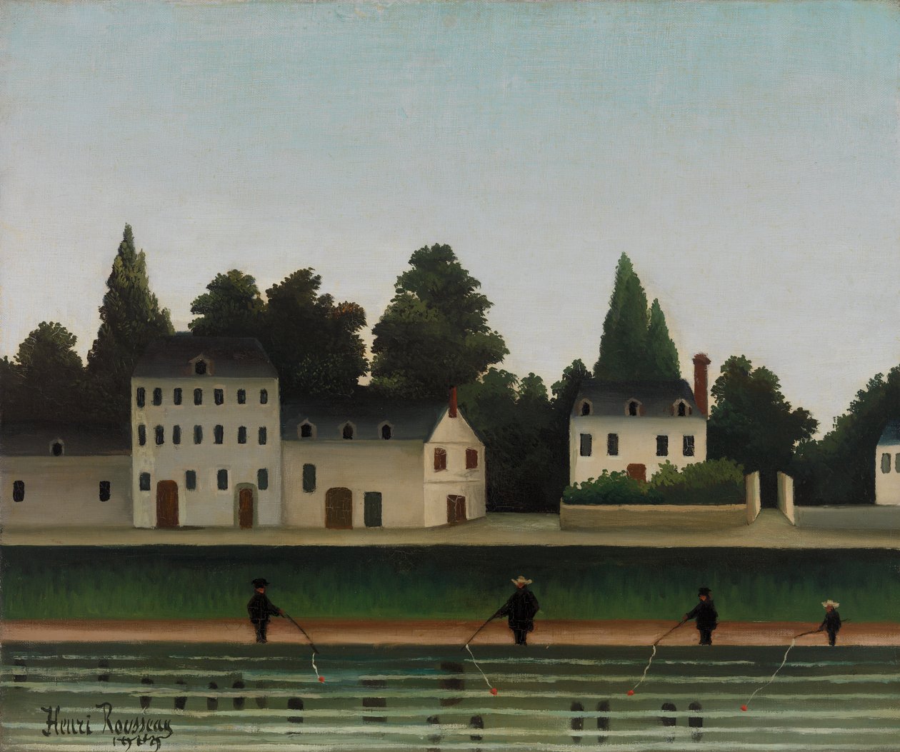 Táj halászsal, 1909 alkotó: Henri J.F. 1844 1910 Rousseau