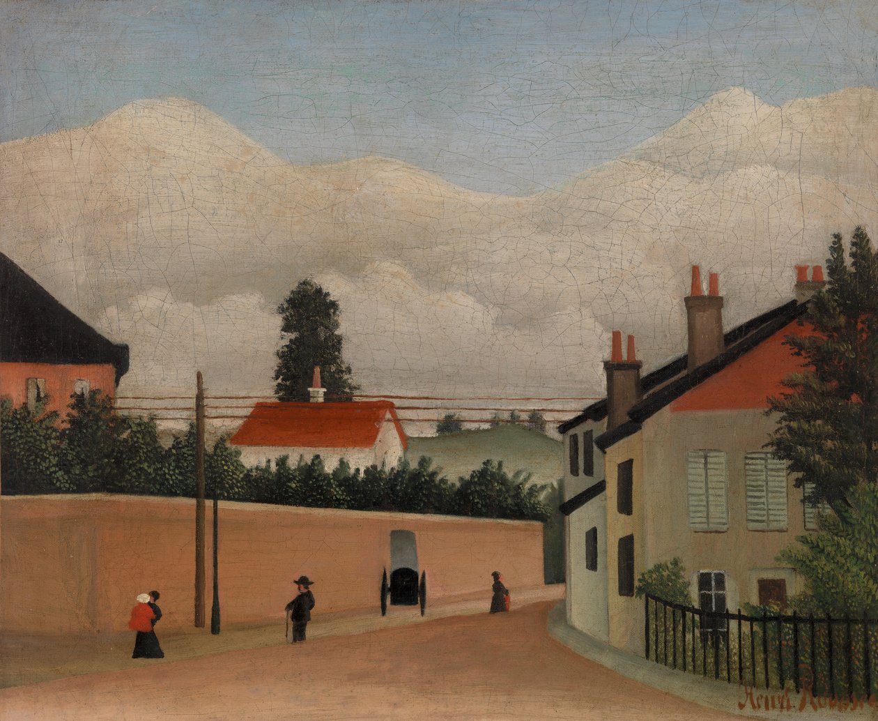 Utcai jelenet alkotó: Henri J.F. 1844 1910 Rousseau