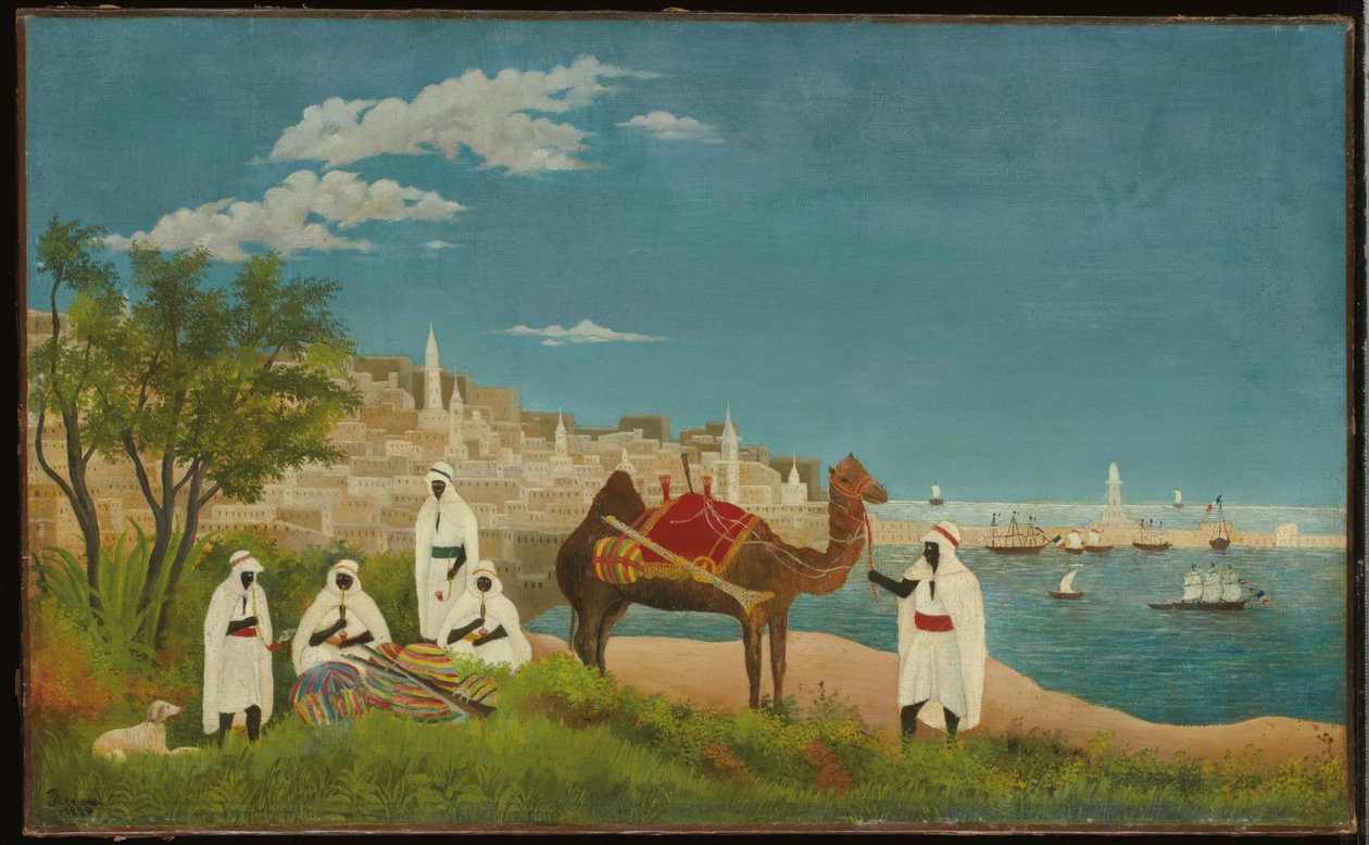 Táj, Algír, 1880 alkotó: Henri J.F. Rousseau