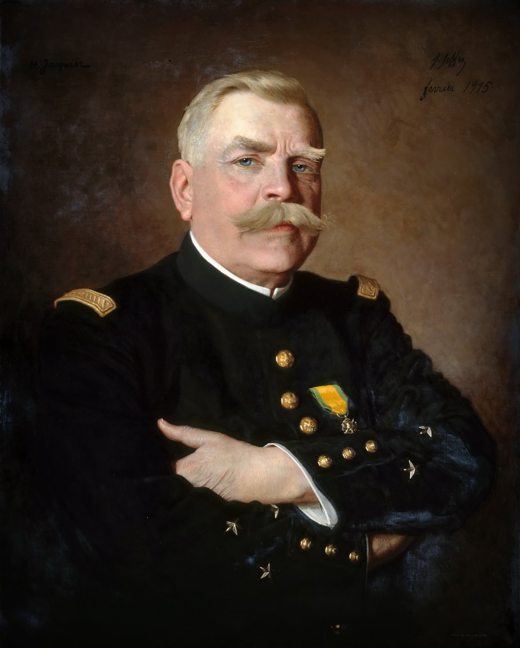 Joseph Joffre 1852-1931, Franciaország marsalljának portréja alkotó: Henri Jacquier