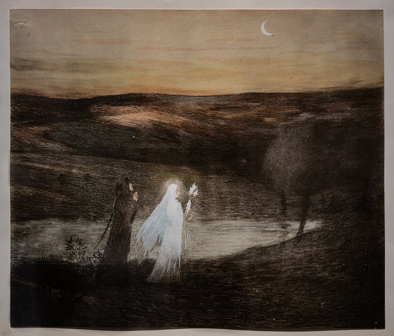Dante és Beatrice találkozása alkotó: Henri Jean Guillaume Martin