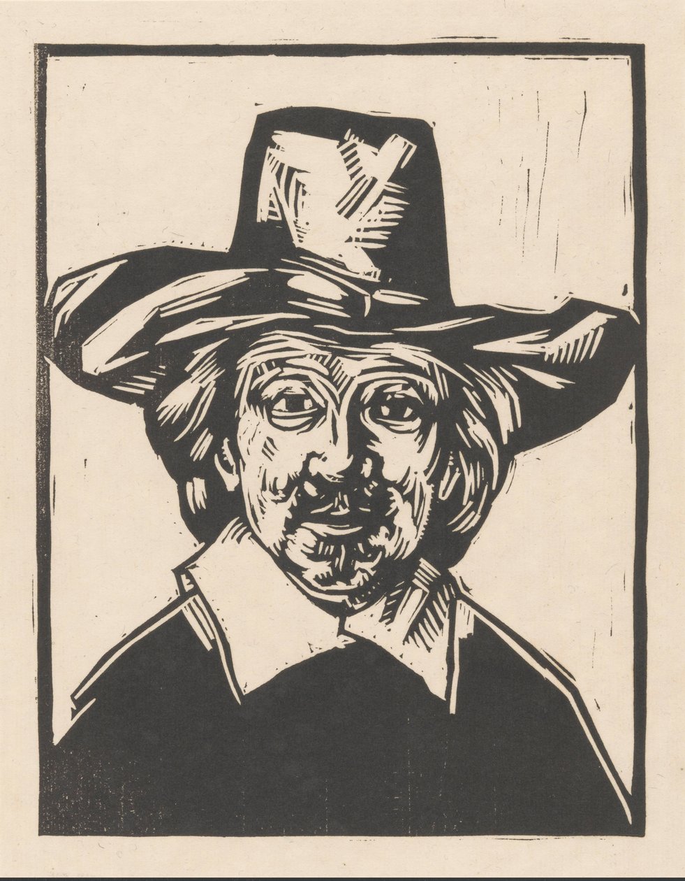 Férfi kalappal alkotó: Henri Jonas