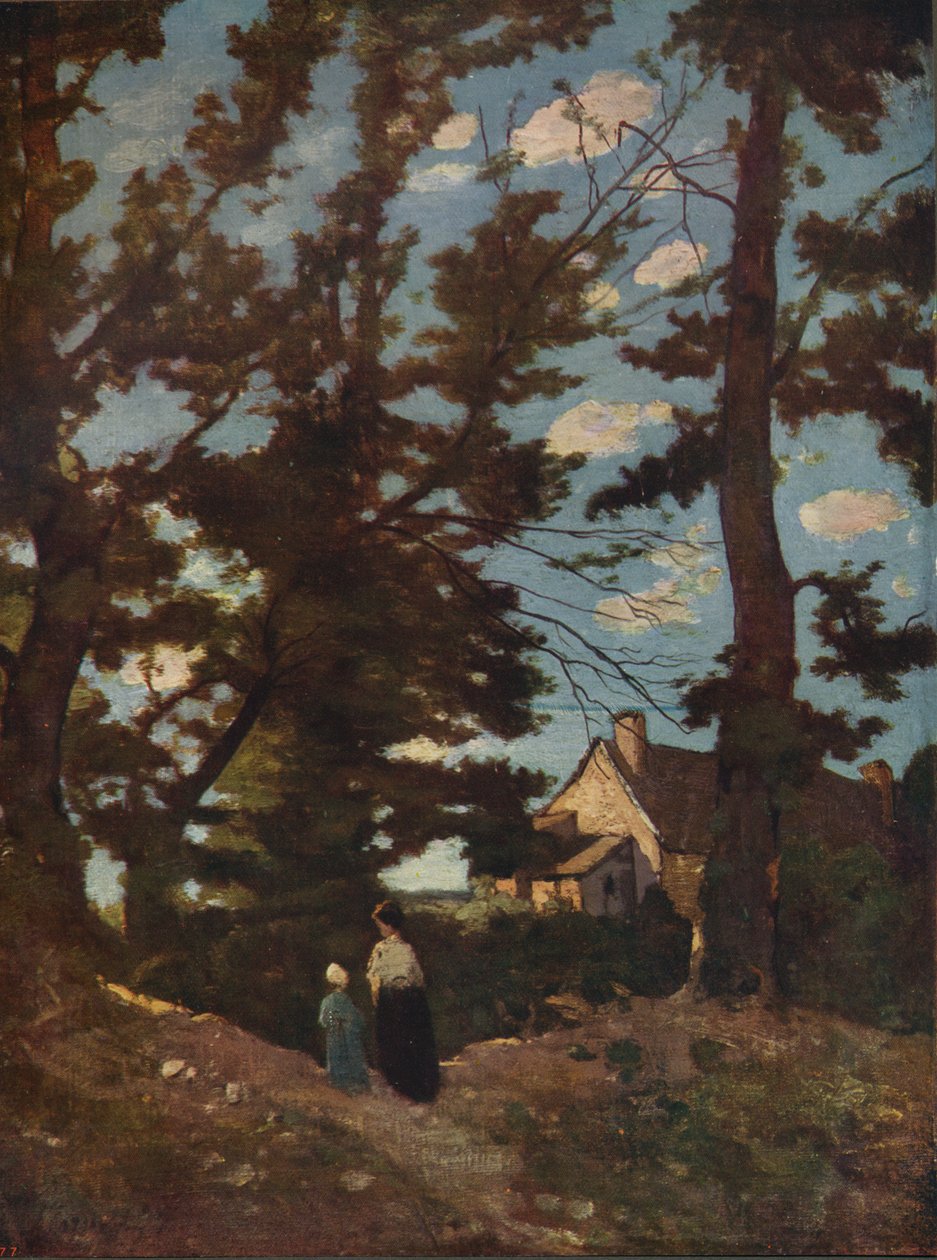 Egy táj, 1915 alkotó: Henri Joseph Harpignies