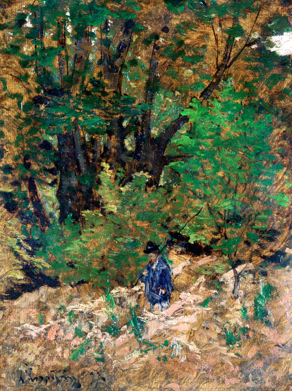 Otthon az erdőben, c1880 alkotó: Henri Joseph Harpignies