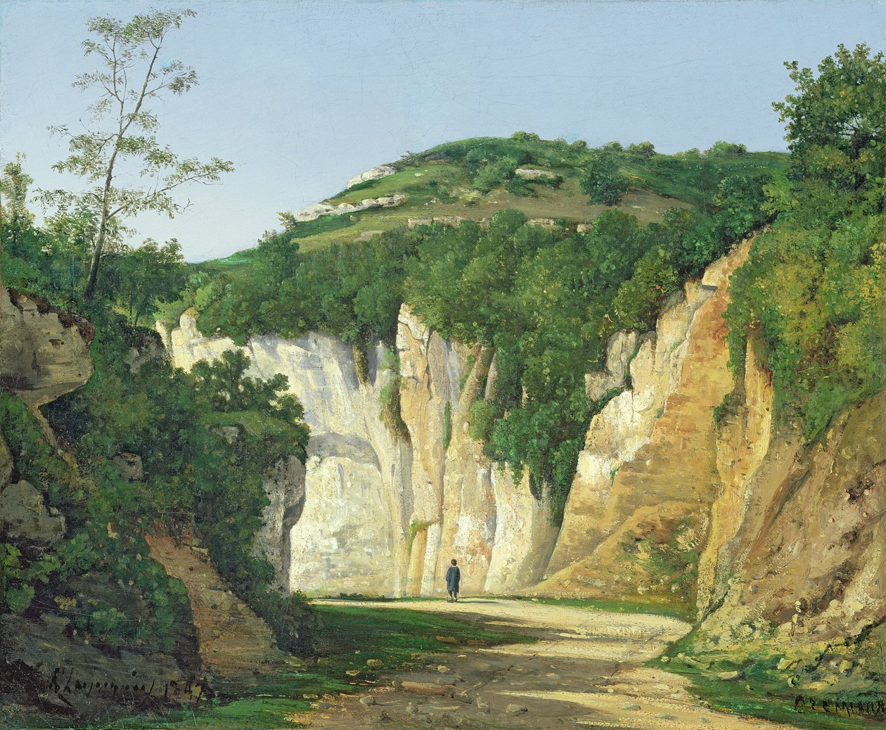 Cremieu, 1847 alkotó: Henri Joseph Harpignies