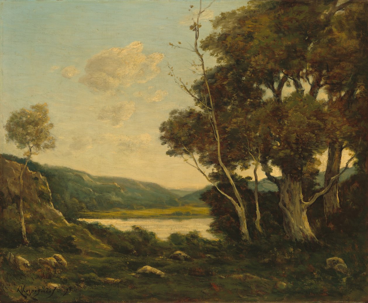 Tájkép alkotó: Henri Joseph Harpignies