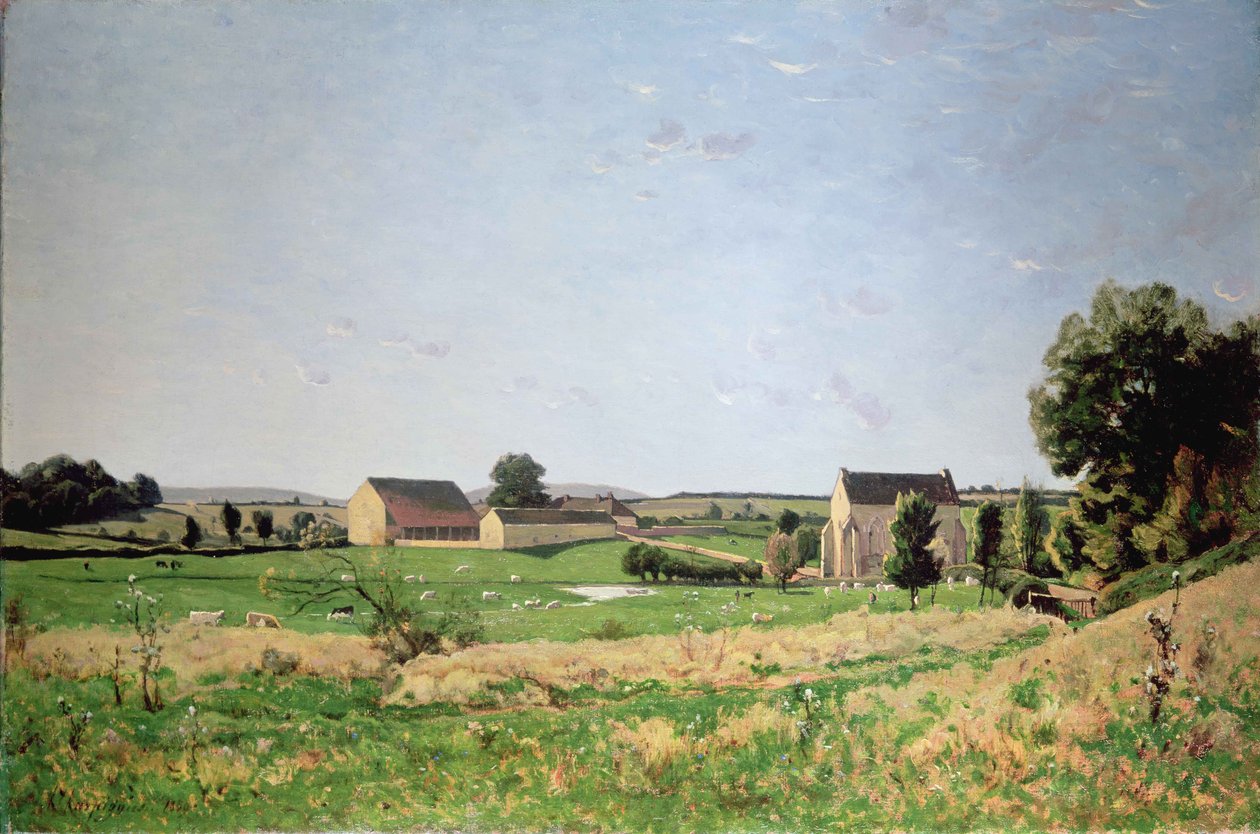 Táj Saulce, Yonne alkotó: Henri Joseph Harpignies