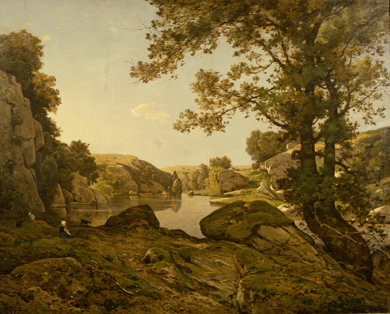 Le Saut de Loup alkotó: Henri Joseph Harpignies