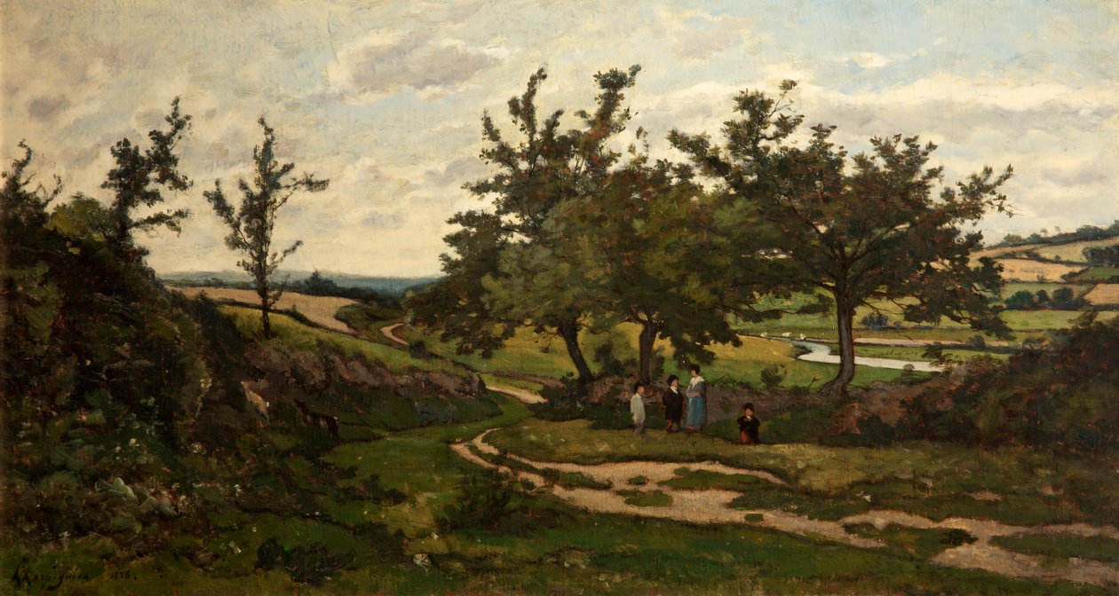 Táj, 1886 alkotó: Henri Joseph Harpignies