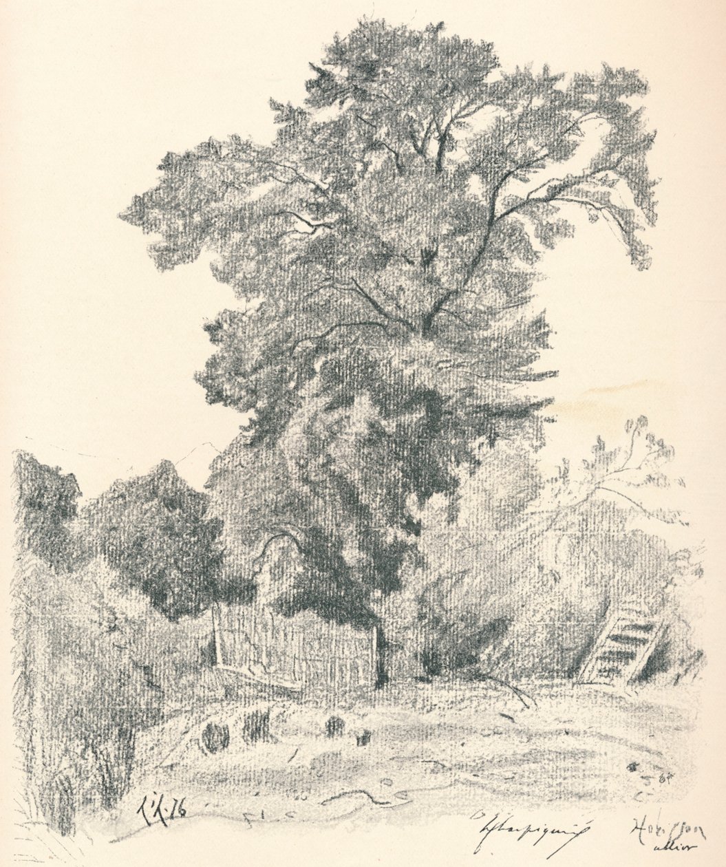 Study of Trees, c1839-1898, 1898 alkotó: Henri Joseph Harpignies