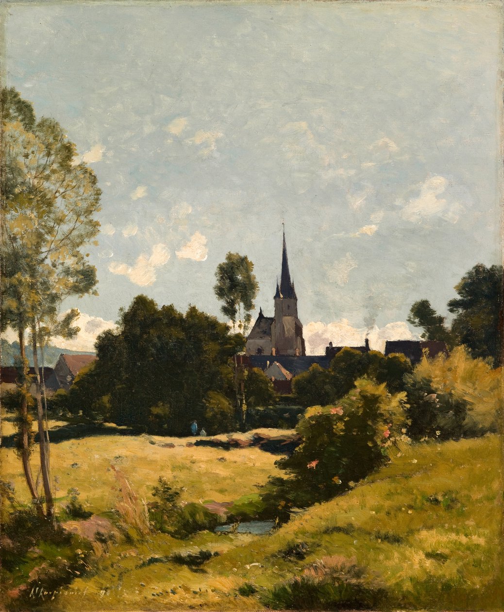 A falu temploma alkotó: Henri Joseph Harpignies