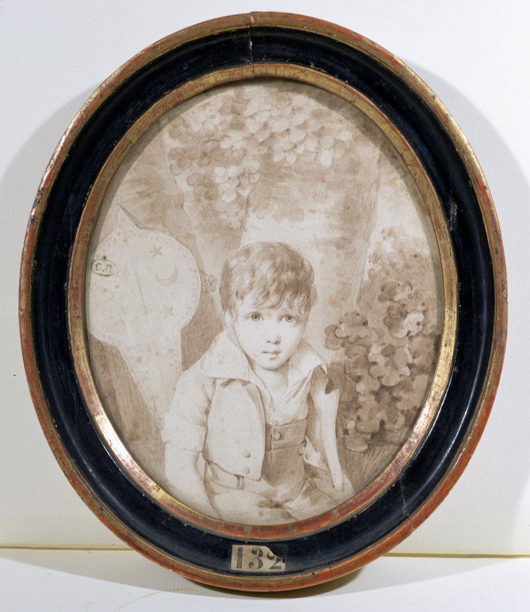 Honore de Balzac (1799-1850) hat éves, 1805 (toll, tinta és mosás papíron) alkotó: Henri Joseph Hesse