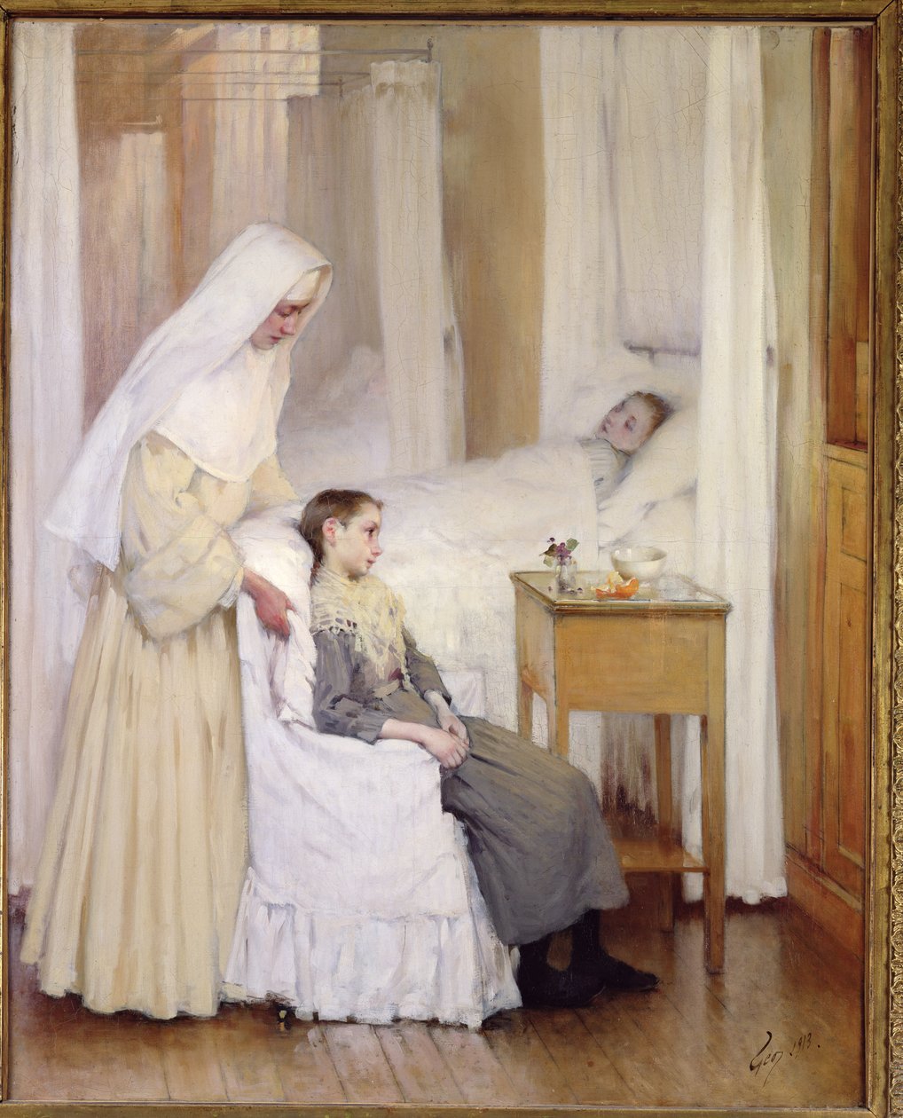 A Notre-Dame du Perpetuel Bon Secours Kórházban, 1903 alkotó: Henri Jules Jean Geoffroy