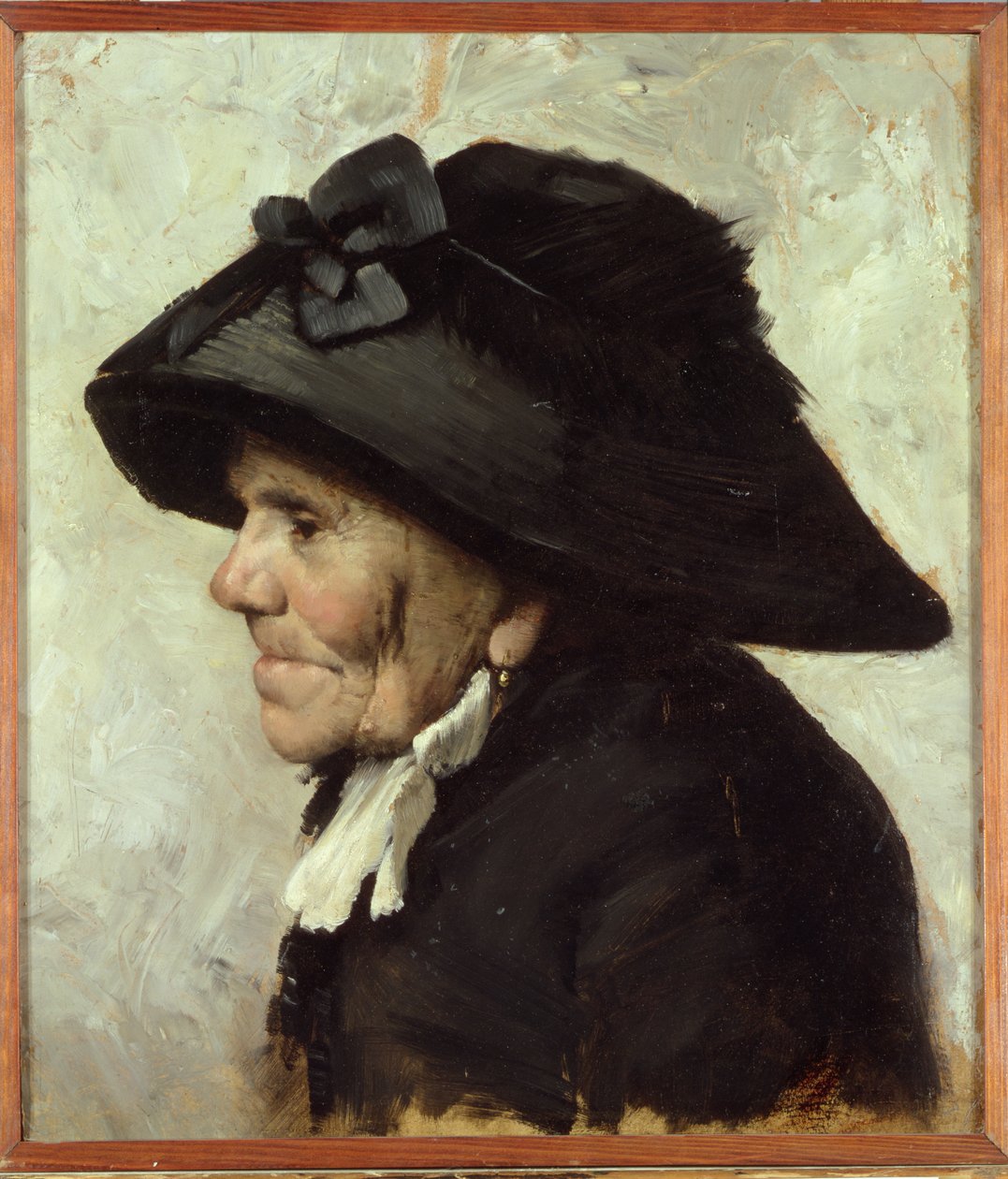 Tanulmány egy idős nő fejéről, 1880-as évek (olaj) alkotó: Henri Jules Jean Geoffroy