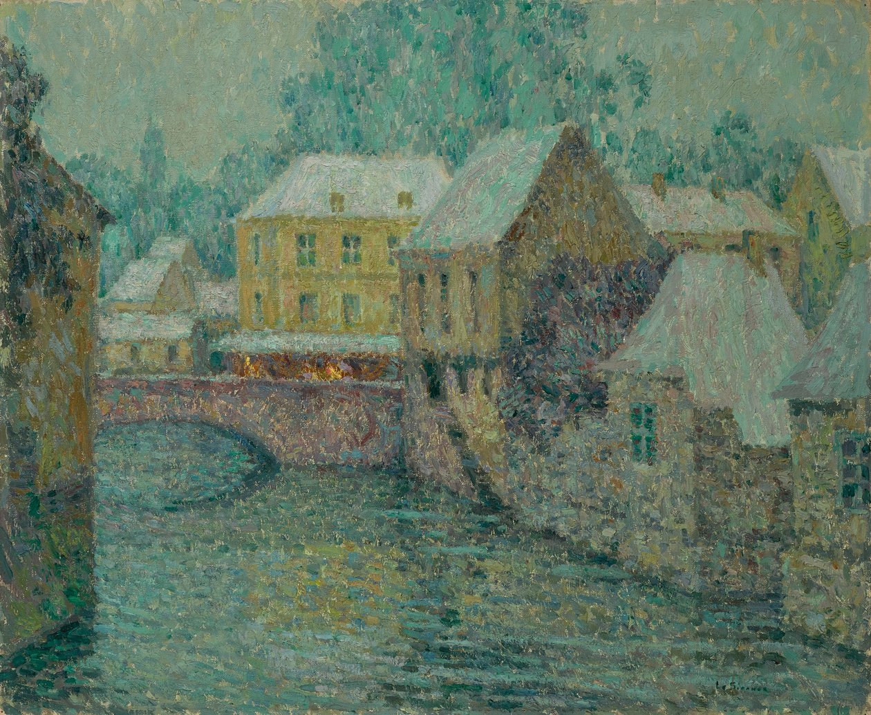Neige Snow, 1917. alkotó: Henri Le Sidaner