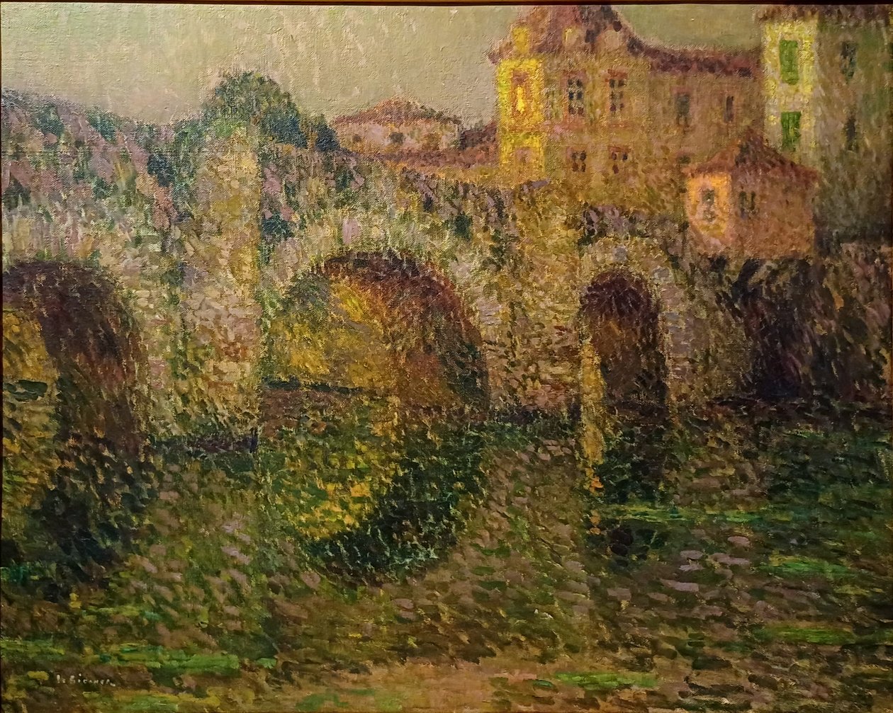 A clissoni híd szürkületkor alkotó: Henri Le Sidaner