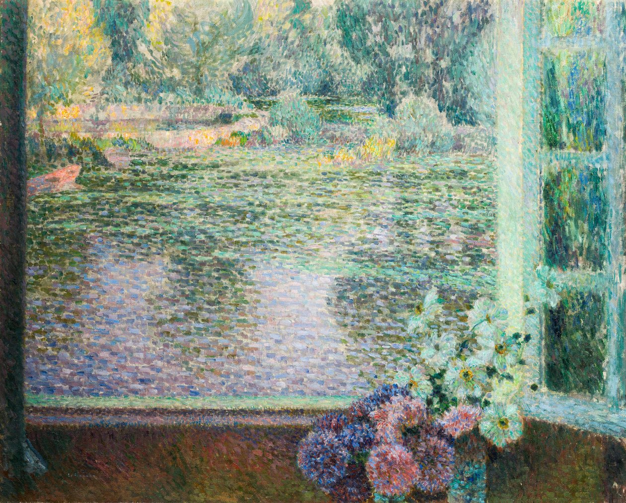 Ablak a Folyón. alkotó: Henri Le Sidaner