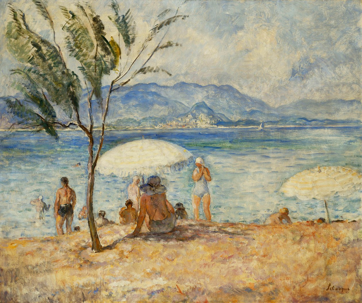 Fürdőzők; Fürdőzők, alkotó: Henri Lebasque