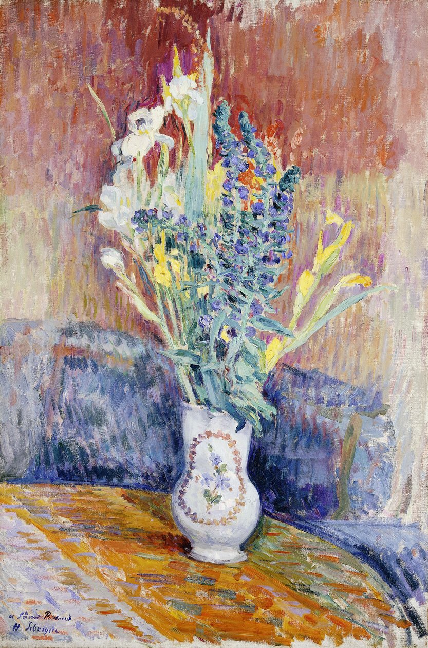 Virágcsokor; Csokor virág, alkotó: Henri Lebasque