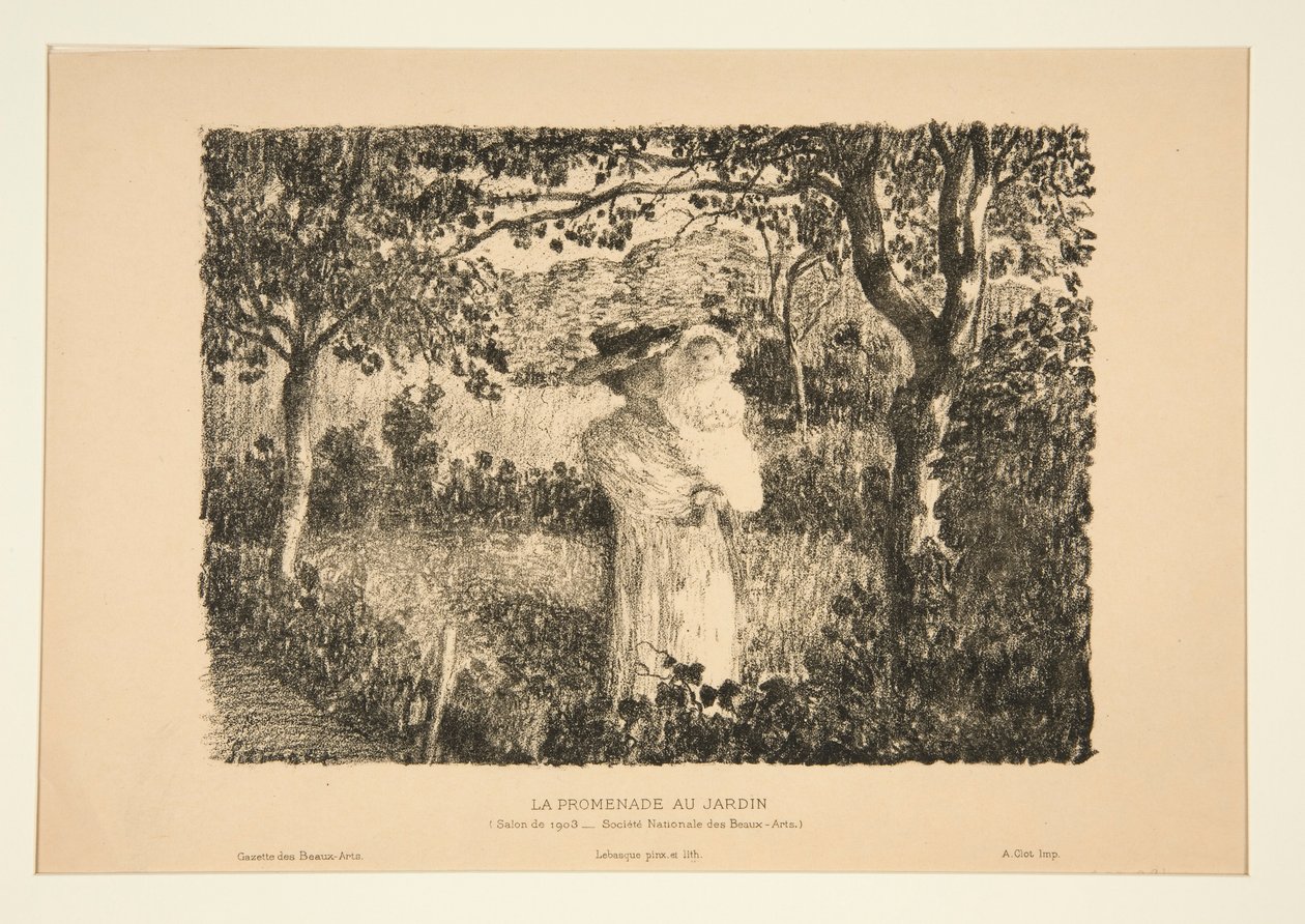 Séta a kertben alkotó: Henri Lebasque