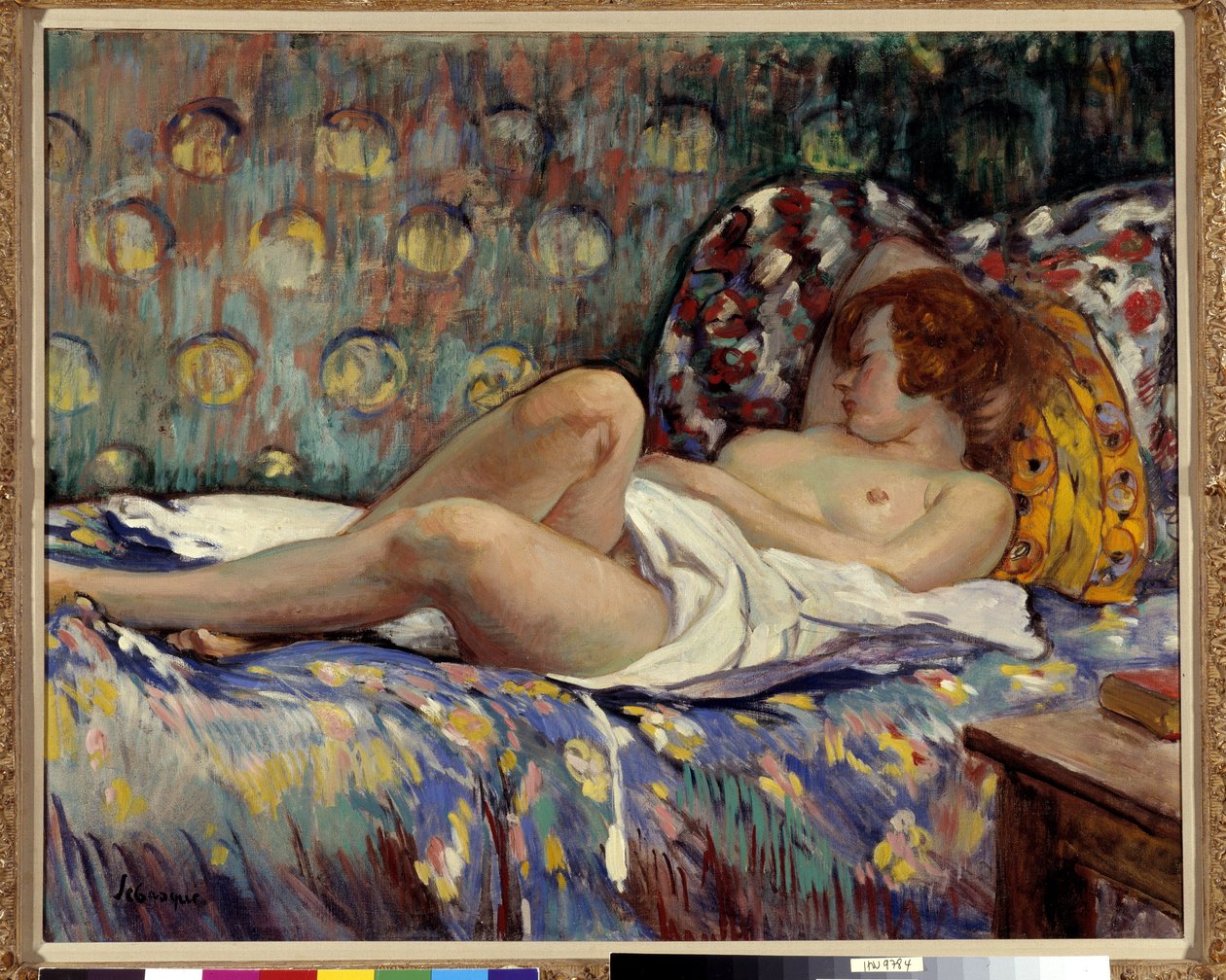 Nu Longe Henri Lebasque festménye (1865-1937) Kötelező említés: Gyűjtemény alapítványa, tisztelettel de Provence, Marseille alkotó: Henri Lebasque