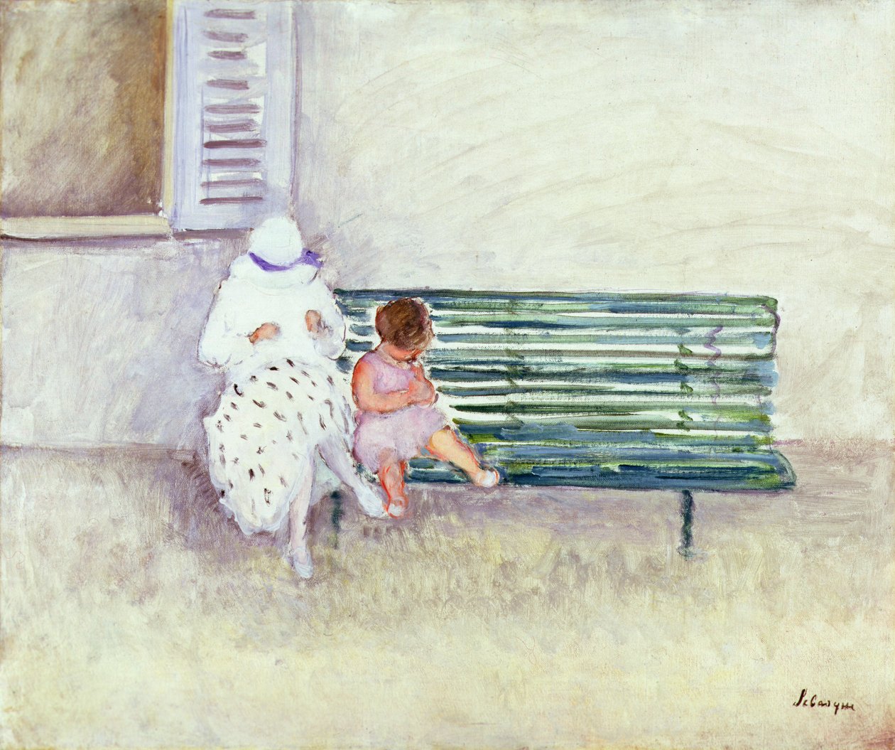A padon (olaj, vászon) alkotó: Henri Lebasque