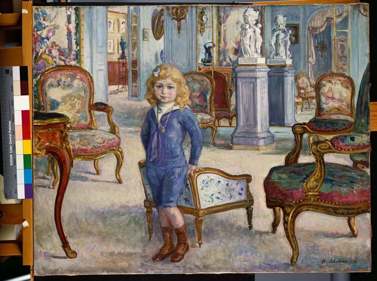 Paul de Camondo a Hotel de Camondóban, 1910 alkotó: Henri Lebasque