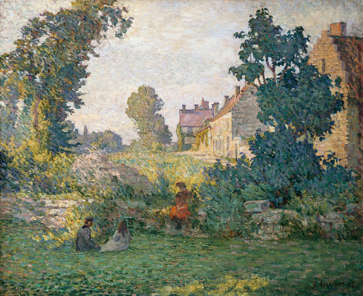Champetre jelenet, 1894 alkotó: Henri Lebasque