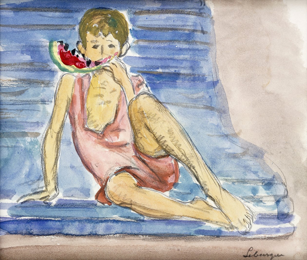 A művész fia; A művész fia, alkotó: Henri Lebasque