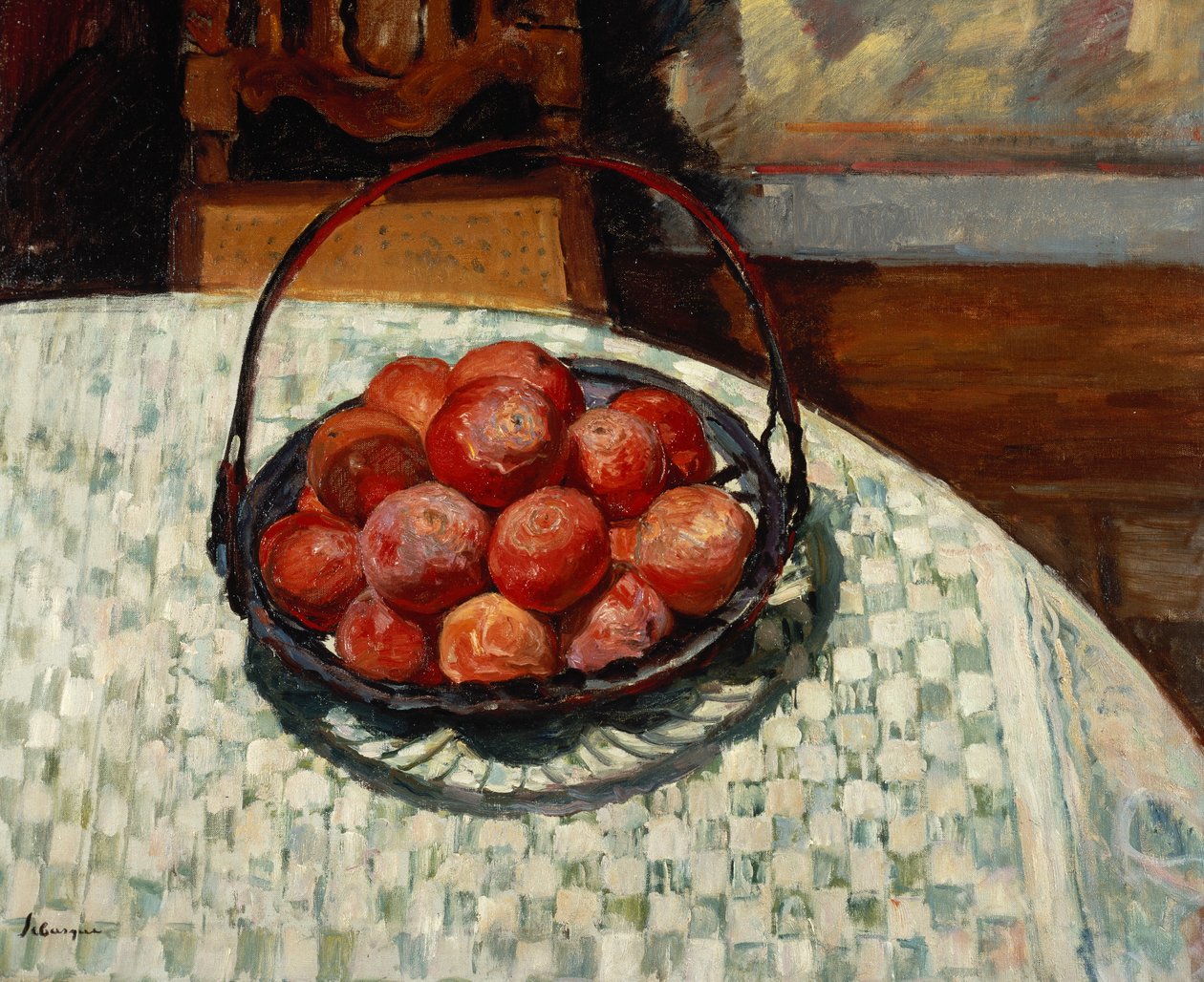 Gyümölcskosár; Gyümölcskosár, alkotó: Henri Lebasque