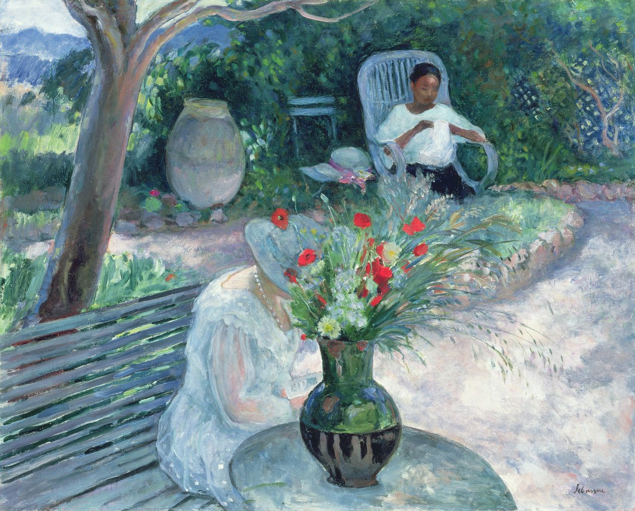 Pradet kertje, 1923 körül alkotó: Henri Lebasque