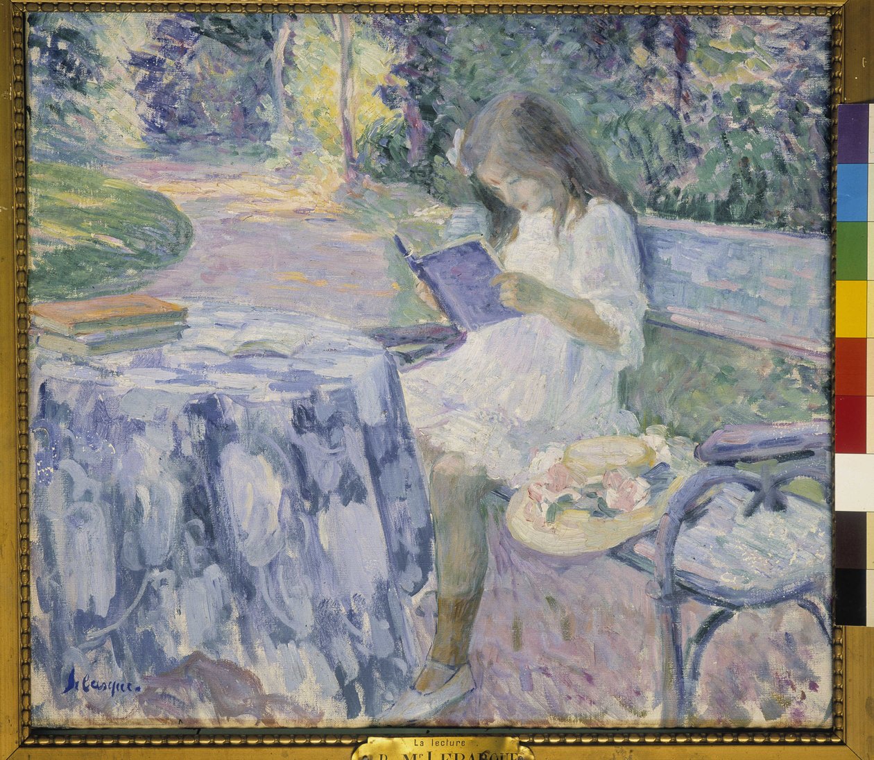 Az olvasó (olaj, vászon) alkotó: Henri Lebasque