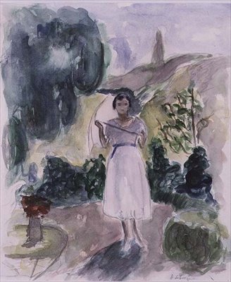 Séta (akvarell) alkotó: Henri Lebasque