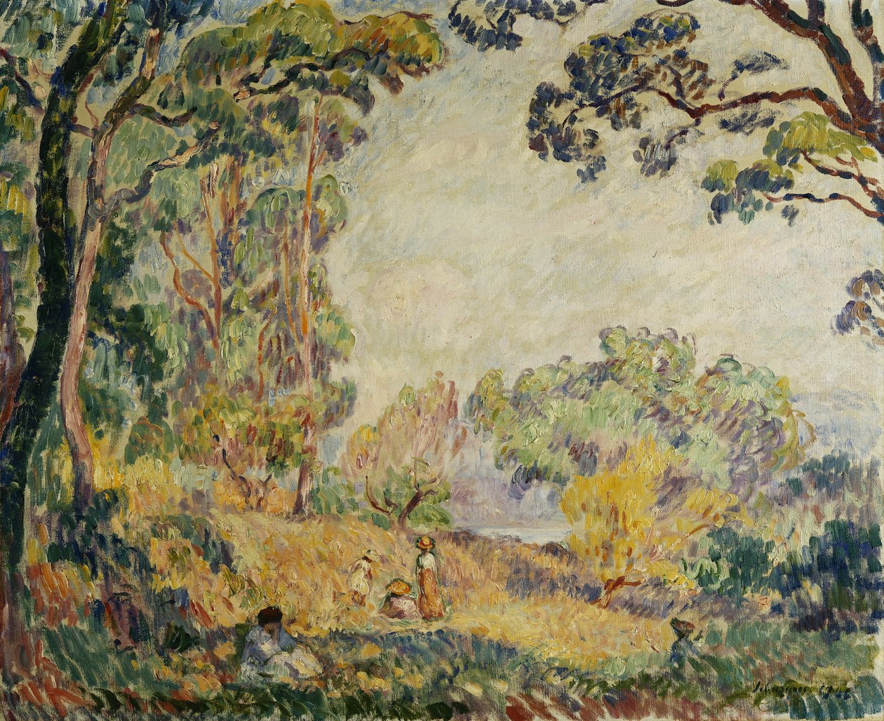 Nők és lányok vidéken; Nők és lányok vidéken, 1906 alkotó: Henri Lebasque